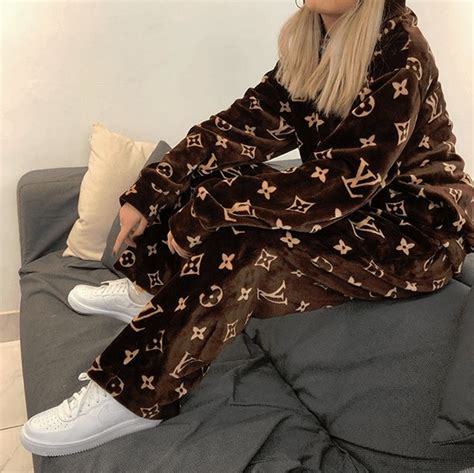 louis vuitton pajama set women's|louis vuitton pajama pants.